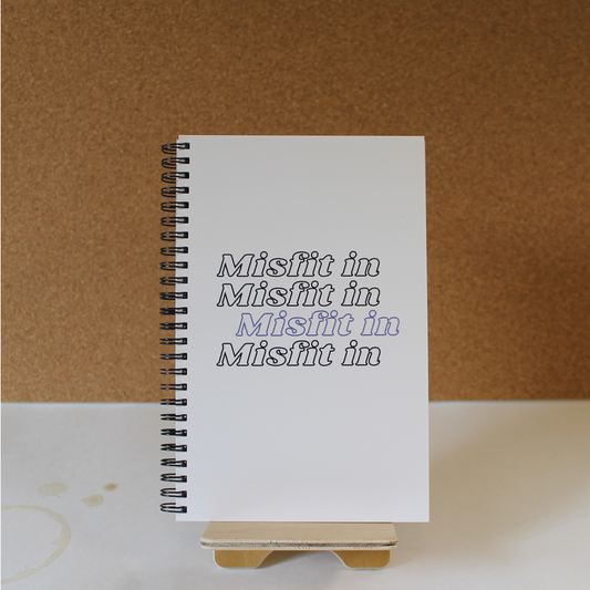 Funny Notebook: "Misfit in"